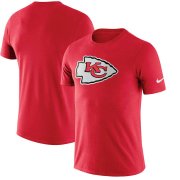 Wholesale Cheap Kansas City Chiefs Nike Essential Logo Dri-FIT Cotton T-Shirt Red