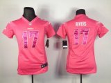 Wholesale Cheap Nike Chargers #17 Philip Rivers Pink Sweetheart Women's Stitched NFL Elite Jersey