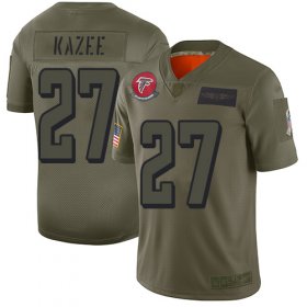 Wholesale Cheap Nike Falcons #27 Damontae Kazee Camo Men\'s Stitched NFL Limited 2019 Salute To Service Jersey