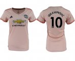 Wholesale Cheap Women's Manchester United #10 Ibrahimovic Away Soccer Club Jersey