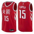 Wholesale Cheap Houston Rockets #15 Clint Capela Red Nike NBA Men's Stitched Swingman Jersey City Edition