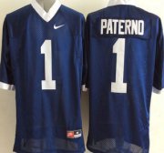 Wholesale Cheap Penn State Natty Lions #1 Joe Paterno Navy Blue Jersey