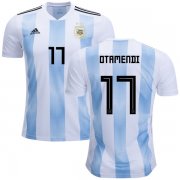 Wholesale Cheap Argentina #17 Otamendi Home Kid Soccer Country Jersey