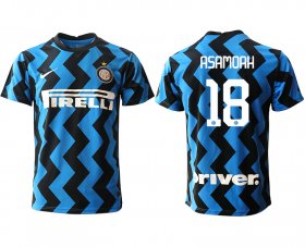 Wholesale Cheap Men 2020-2021 club Inter Milan home aaa versio 18 blue Soccer Jerseys