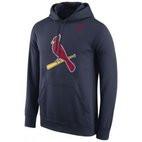 Wholesale Cheap St.Louis Cardinals Nike Logo Performance Pullover Navy MLB Hoodie