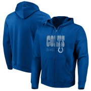 Wholesale Cheap Indianapolis Colts Majestic Hyper Stack Full-Zip Hoodie Royal