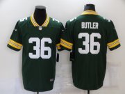 Wholesale Cheap Men's Green Bay Packers #36 LeRoy Butler Green 2021 Vapor Untouchable Stitched NFL Nike Limited Jersey