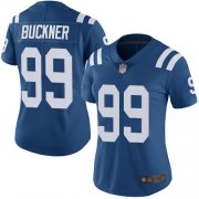 Wholesale Cheap Nike Colts #99 DeForest Buckner Royal Blue Team Color Women's Stitched NFL Vapor Untouchable Limited Jersey