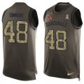 Wholesale Cheap Nike Cardinals #48 Isaiah Simmons Green Men's Stitched NFL Limited Salute To Service Tank Top Jersey