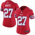 Wholesale Cheap Nike Bills #27 Tre'Davious White Red Women's Stitched NFL Limited Rush Jersey