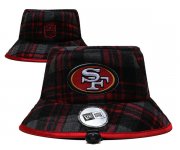 Wholesale Cheap San Francisco 49ers Stitched Bucket Hats 112