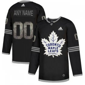 Wholesale Cheap Men\'s Adidas Maple Leafs Personalized Authentic Black Classic NHL Jersey