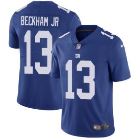 Wholesale Cheap Nike Giants #13 Odell Beckham Jr Royal Blue Team Color Men\'s Stitched NFL Vapor Untouchable Limited Jersey
