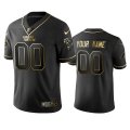 Wholesale Cheap Panthers Custom Men's Stitched NFL Vapor Untouchable Limited Black Golden Jersey