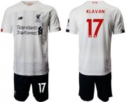 Wholesale Cheap Liverpool #17 Klavan Away Soccer Club Jersey