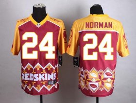 Wholesale Cheap Nike Redskins #24 Josh Norman Burgundy Red Men\'s Stitched NFL Elite Noble Fashion Jersey
