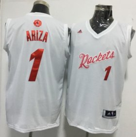 Wholesale Cheap Men\'s Houston Rockets #1 Trevor Ariza adidas White 2016 Christmas Day Stitched NBA Swingman Jersey