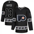 Wholesale Cheap Adidas Flyers #13 Kevin Hayes Black Authentic Team Logo Fashion Stitched NHL Jersey