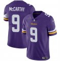 Cheap Youth Minnesota Vikings #9 J.J. McCarthy Purple 2024 Draft Vapor Untouchable Limited Football Stitched Jersey