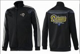 Wholesale Cheap NFL Los Angeles Rams Victory Jacket Black