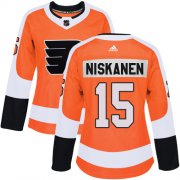 Wholesale Cheap Adidas Flyers #15 Matt Niskanen Orange Home Authentic Women's Stitched NHL Jersey