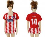 Wholesale Cheap Women's Atletico Madrid #14 Gabi Home Soccer Club Jersey