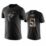Wholesale Cheap Falcons #51 Alex Mack Black NFL Black Golden 100th Season T-Shirts