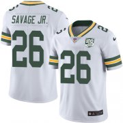 Wholesale Cheap Nike Packers #26 Darnell Savage Jr. White Men's 100th Season Stitched NFL Vapor Untouchable Limited Jersey