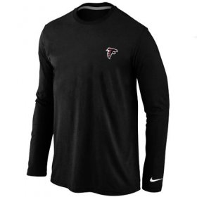 Wholesale Cheap Nike Atlanta Falcons Sideline Legend Authentic Logo Long Sleeve T-Shirt Black