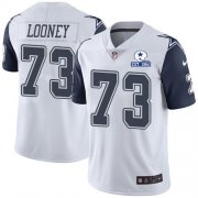 Wholesale Cheap Nike Cowboys #73 Joe Looney White Men's Stitched With Established In 1960 Patch NFL Limited Rush Jersey
