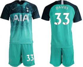 Wholesale Cheap Tottenham Hotspur #33 Davies Third Soccer Club Jersey