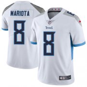 Wholesale Cheap Nike Titans #8 Marcus Mariota White Men's Stitched NFL Vapor Untouchable Limited Jersey