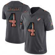 Wholesale Cheap Houston Texans #4 Deshaun Watson Nike 2018 Salute to Service Retro USA Flag Limited NFL Jersey