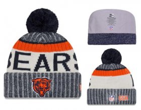 Wholesale Cheap NFL Chicago Bears Logo Stitched Knit Beanies 006