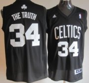 Wholesale Cheap Boston Celtics #34 The Truth Black Fashion Jersey