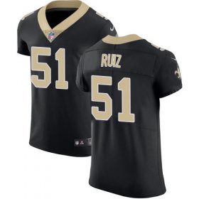 Wholesale Cheap Nike Saints #51 Cesar Ruiz Black Team Color Men\'s Stitched NFL Vapor Untouchable Elite Jersey