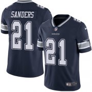Wholesale Cheap Nike Cowboys #21 Deion Sanders Navy Blue Team Color Men's Stitched NFL Vapor Untouchable Limited Jersey