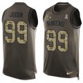 Wholesale Cheap Nike Ravens #99 Matthew Judon Green Men's Stitched NFL Limited Salute To Service Tank Top Jersey