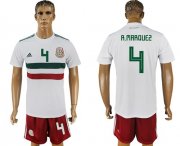 Wholesale Cheap Mexico #4 R.Marquez Away Soccer Country Jersey
