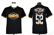 Wholesale Cheap Nike Packers #52 Clay Matthews Black Men's NFL Game All Star Fashion Jersey
