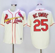 Wholesale Cheap Cardinals #25 Mark McGwire Cream New Cool Base Stitched MLB Jersey