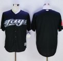 Wholesale Cheap Blue Jays Blank Black New Cool Base Stitched MLB Jersey
