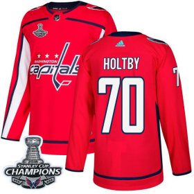 Wholesale Cheap Adidas Capitals #70 Braden Holtby Red Home Authentic Stanley Cup Final Champions Stitched Youth NHL Jersey