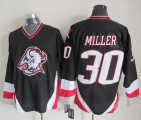 Wholesale Cheap Sabres #30 Ryan Miller Black CCM Throwback Stitched NHL Jersey