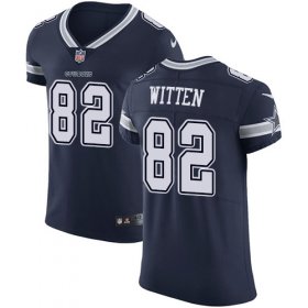 Wholesale Cheap Nike Cowboys #82 Jason Witten Navy Blue Team Color Men\'s Stitched NFL Vapor Untouchable Elite Jersey