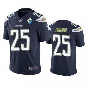 Wholesale Cheap Los Angeles Chargers #25 Melvin Gordon Navy 60th Anniversary Vapor Limited NFL Jersey