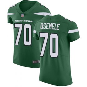Wholesale Cheap Nike Jets #70 Kelechi Osemele Green Team Color Men\'s Stitched NFL Vapor Untouchable Elite Jersey