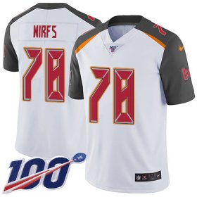 Wholesale Cheap Nike Buccaneers #78 Tristan Wirfs White Youth Stitched NFL 100th Season Vapor Untouchable Limited Jersey