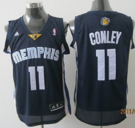 Wholesale Cheap Memphis Grizzlies #11 Mike Conley Navy Blue Swingman Jersey