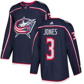 Wholesale Cheap Adidas Blue Jackets #3 Seth Jones Navy Blue Home Authentic Stitched Youth NHL Jersey